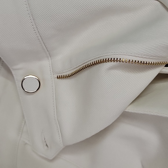 VERONICA BEARD NWT KIMRA CROPPED PANTS ECRU  Size 10 - Picture 14 of 15